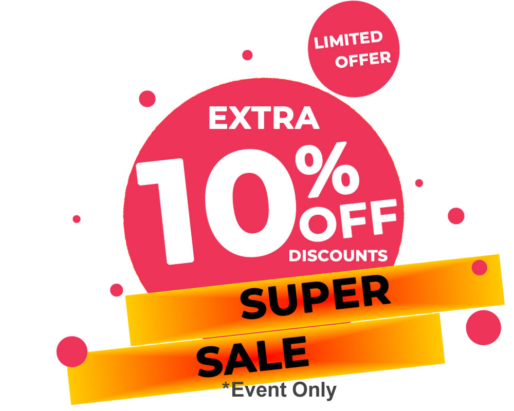 Coupon Spring 24, Sale Only, Discount, 10% Super Sale
