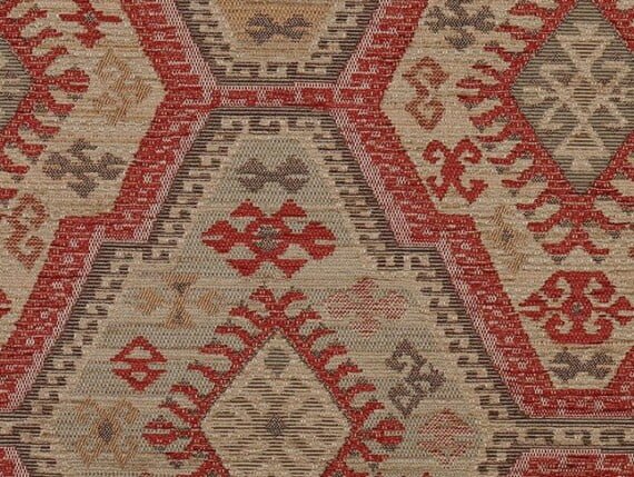 Aztec Rust fabric, pattern fabric