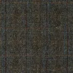 Harris Tweed Charcoal fabric, herringbone upholstery fabric