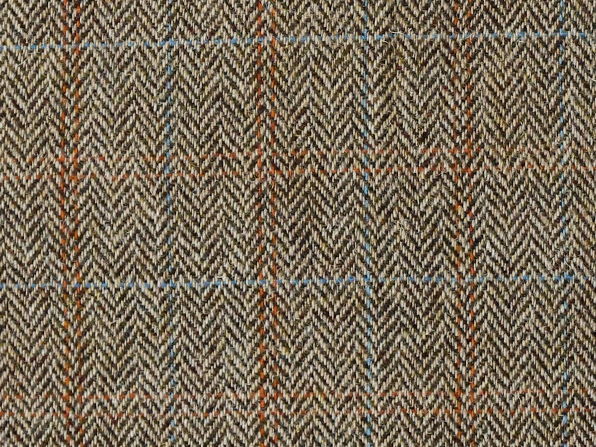 Tweed Herringbone Fabric | L002H Wood Bros