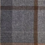 Plaid Taupe Moon Furnishing pure wool fabric