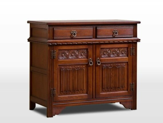 Old Charm Sideboard in Chestnut Traditional Angled Image