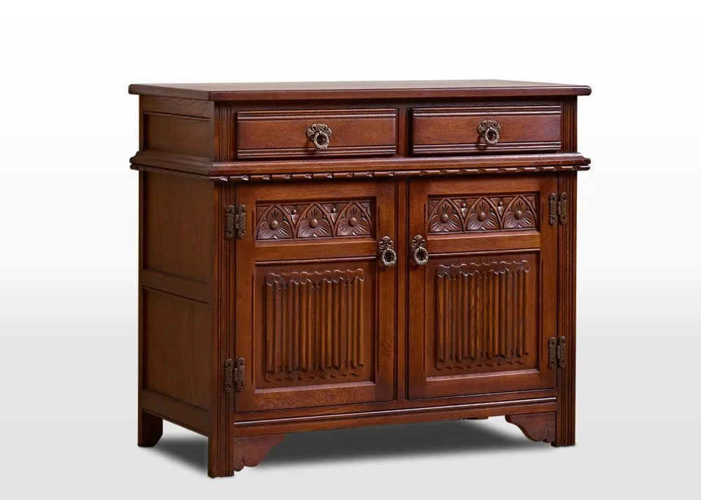 Old Charm Sideboard In Chestnut Traditional Angled Image
