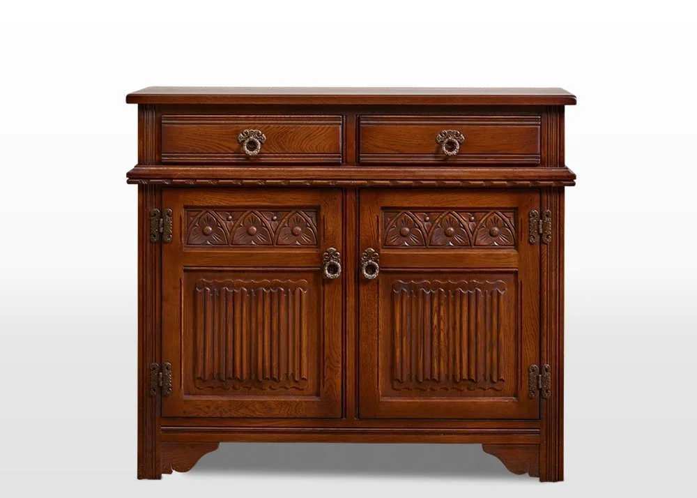 Old Charm Sideboard In Chestnut Traditional Straight On Image