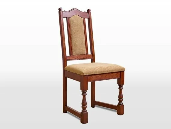 Old Charm Dining Chair in Chestnut Traditional Angled Image