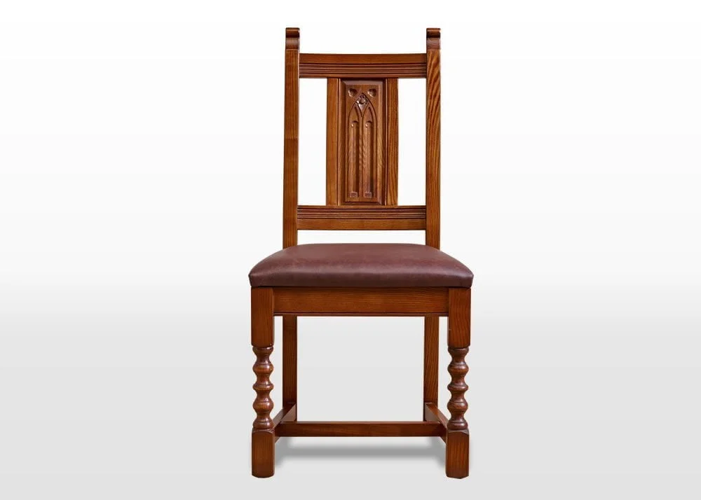 Old Charm Dining Chair In Light Oak Traditional Image