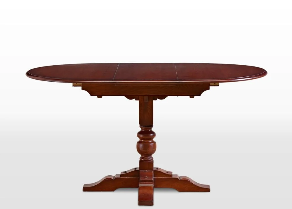 Old Charm Aldeburgh Dining Table In Chestnut Traditional Angled Image
