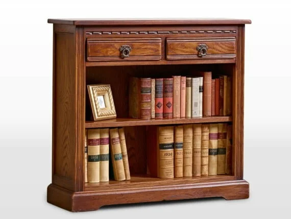 Old Charm Bookcase in Chestnut Traditional Angled Image