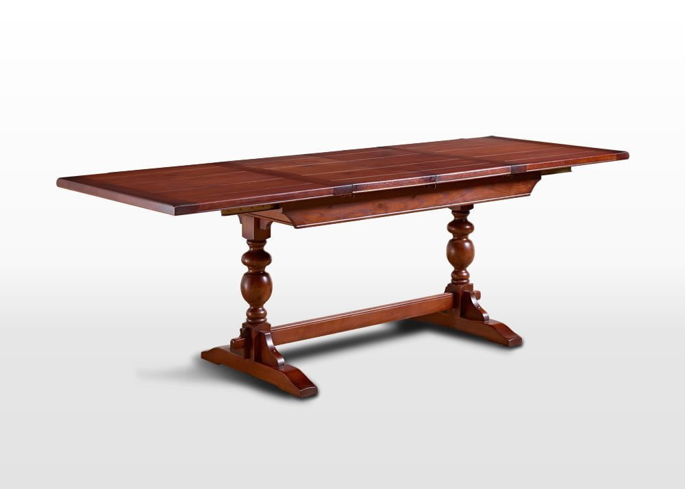 Old Charm 5Ft Lambourn Table In Chestnut Traditional Angled Image