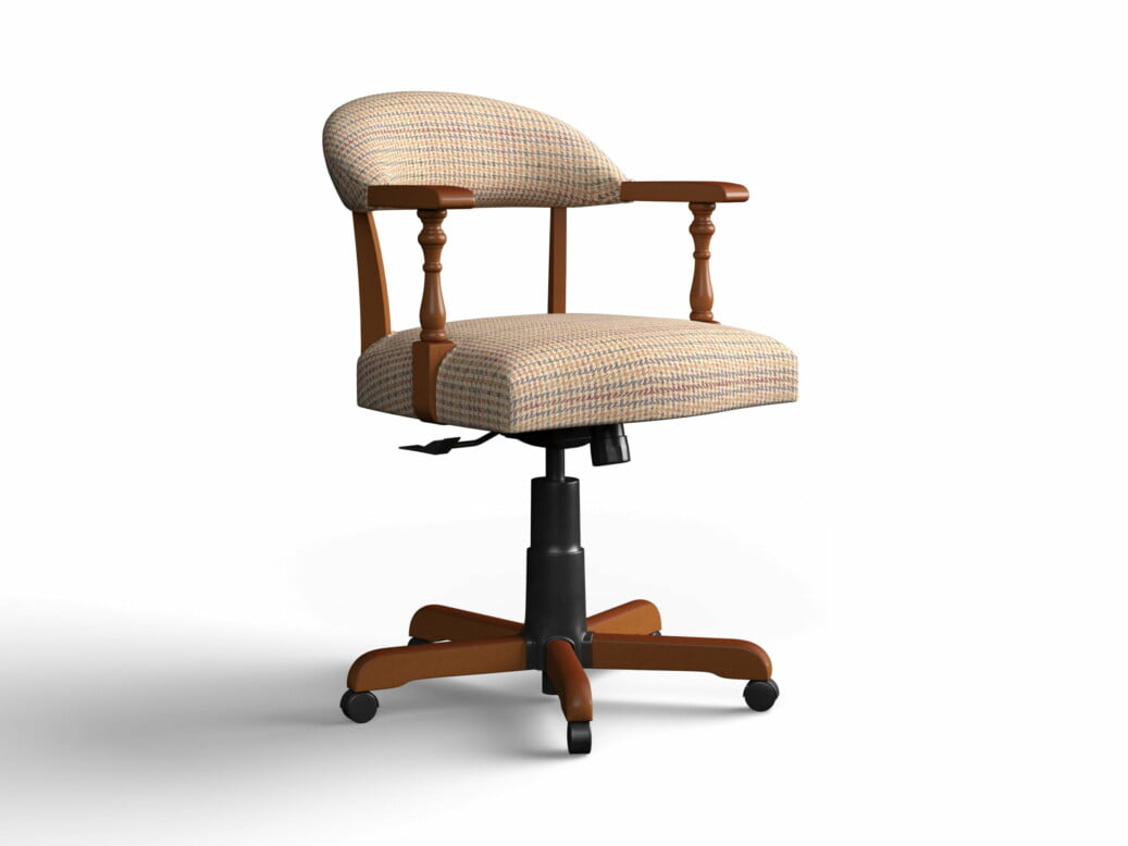 Designer Chair Gallery Captains Chair In Baxter With Chestnut Legs