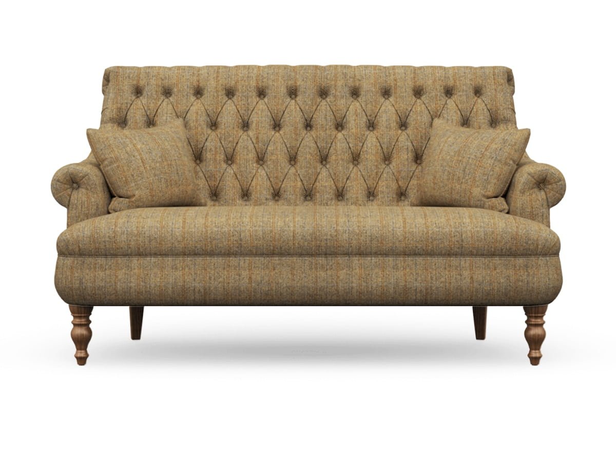 Harris Tweed Pickering 3 Compact Sofa, Tweed Material Sofas