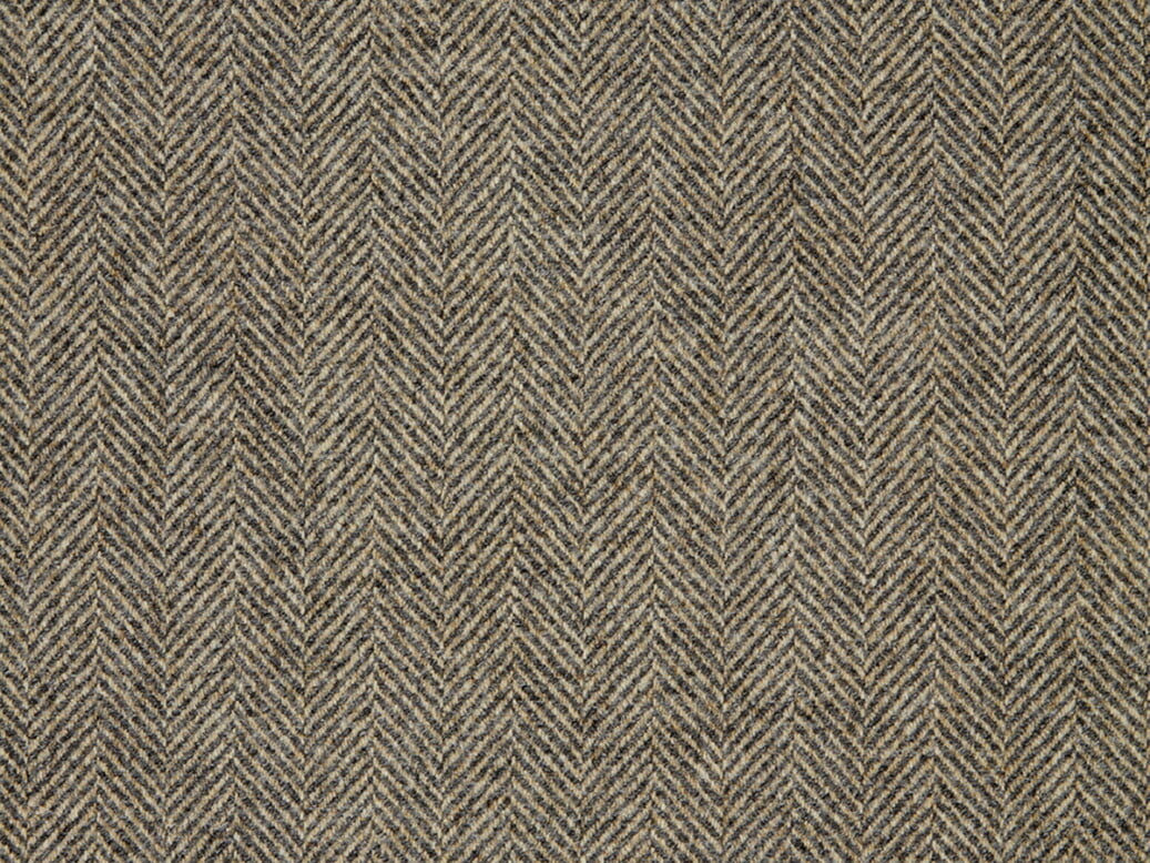 Herringbone Grey Flint, Herringbone Grey Wool, Herringbone Grey Fabric